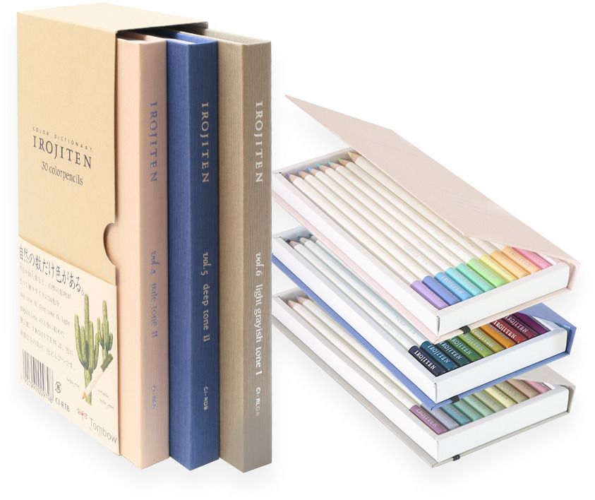 set 30 lápices irojiten de tombow woodlands art. nr. ci rtb 30c