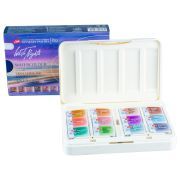 caja acuarelas white nights 12 godets granulation and natural earth art. nr. 41012ge