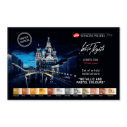 caja acuarelas white nights 12 godets metallic and pastel colours art. nr. 41012metpas
