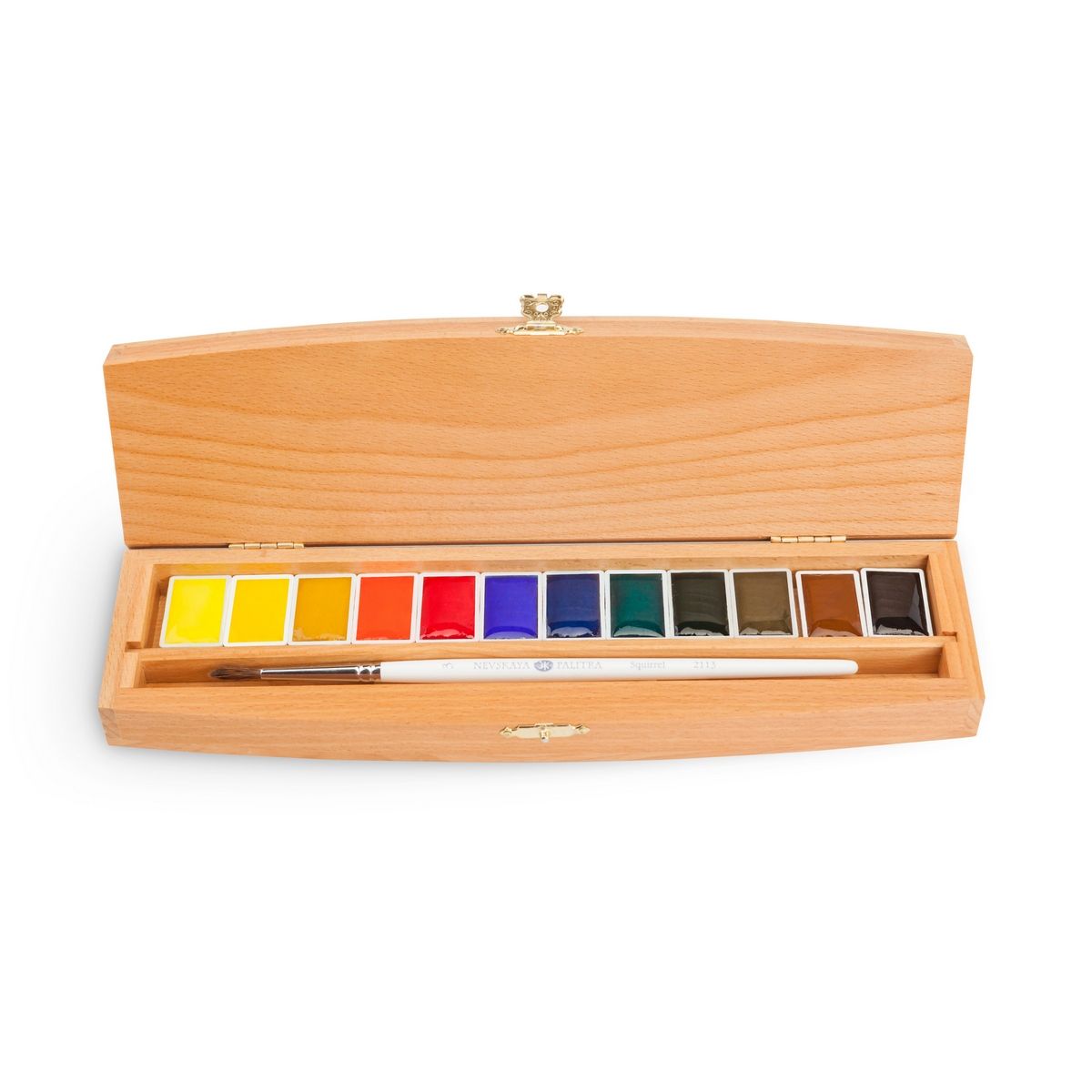 caja acuarelas white nights 12 godets art. nr. 61012