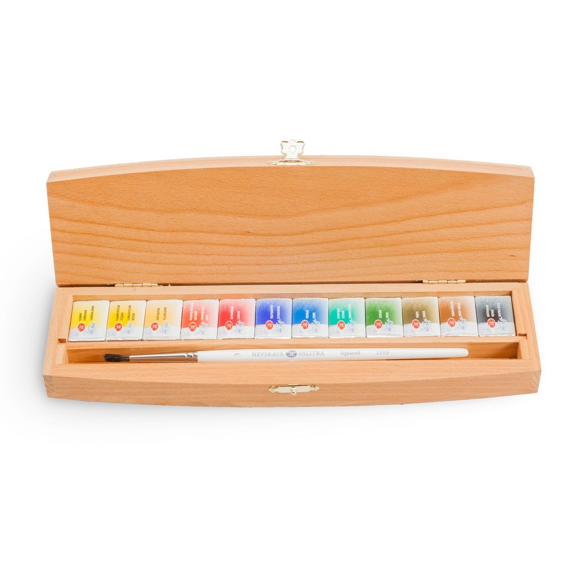 caja acuarelas white nights 12 godets art. nr. 61012