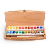 caja acuarelas white nights 24 godets art. nr. 61024