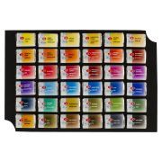 caja acuarelas white nights 36 godets+paleta porcelana+3 pincels art. nr. 61036pbp