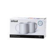 set 2 tazas cerámica blanca 354 ml para cricut mug press art. nr. 012467