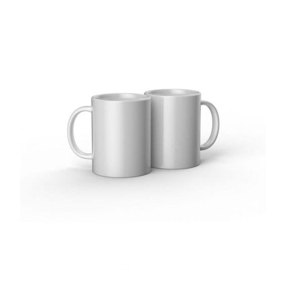 Set 2 Tazas Cerámica Blanca 443 ml para Cricut Mug Press Art.-Nr. 012468