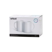 set 2 tazas cerámica blanca 443 ml para cricut mug press art. nr. 012468