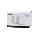 set 2 tazas cerámica blanca 443 ml para cricut mug press art. nr. 012468