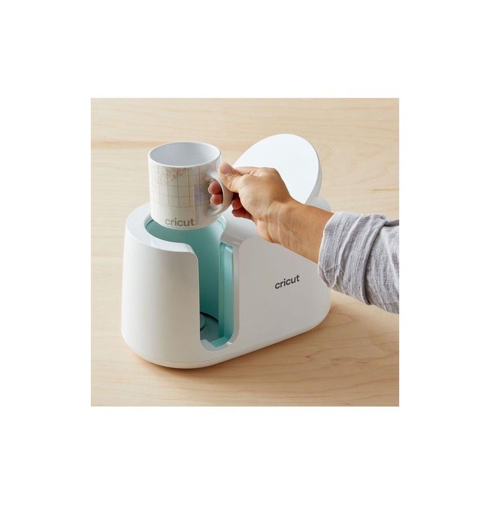 set 4 tazas cerámica blanca 295 ml apilables para cricut mug press art. nr. 012607
