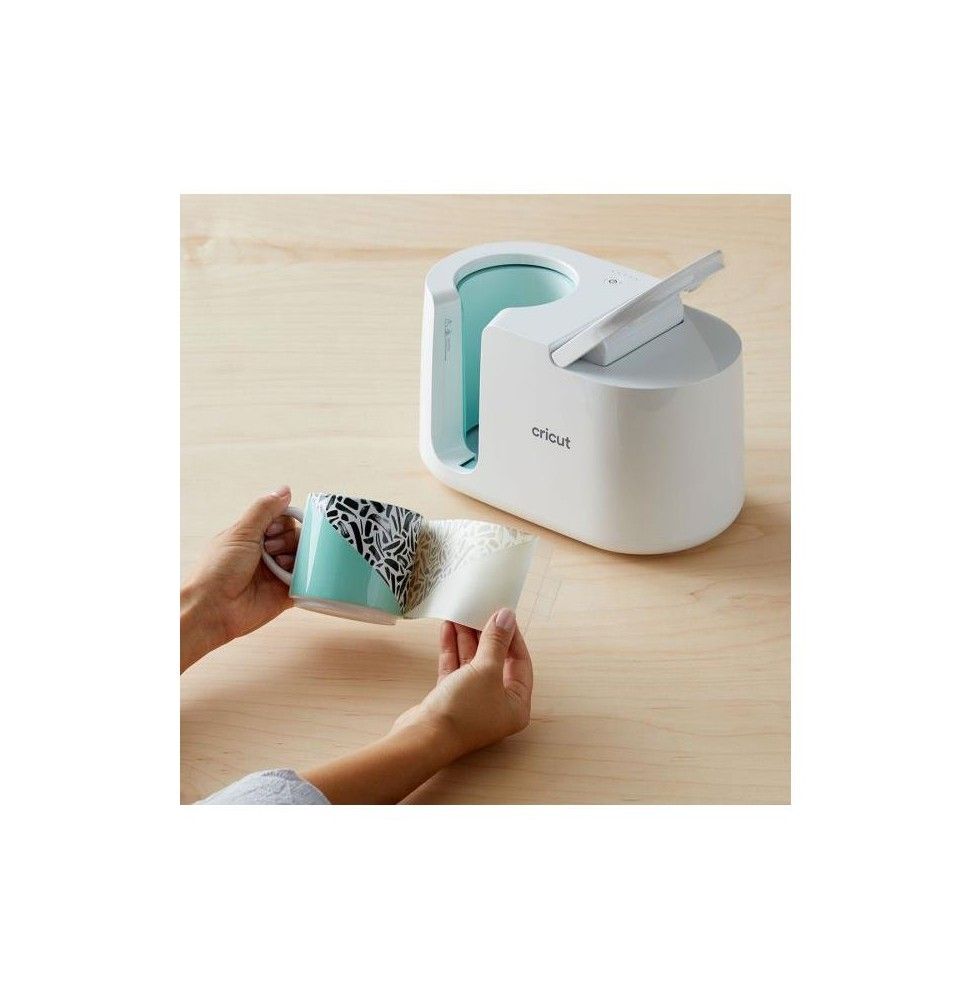 set 4 tazas cerámica blanca 295 ml apilables para cricut mug press art. nr. 012607