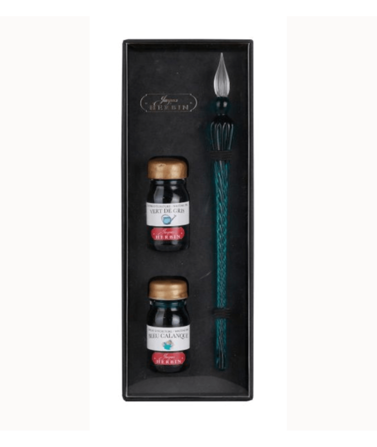 Set de Caligrafía con Pluma de Cristal Jacques Herbin Art.-Nr. 29337T