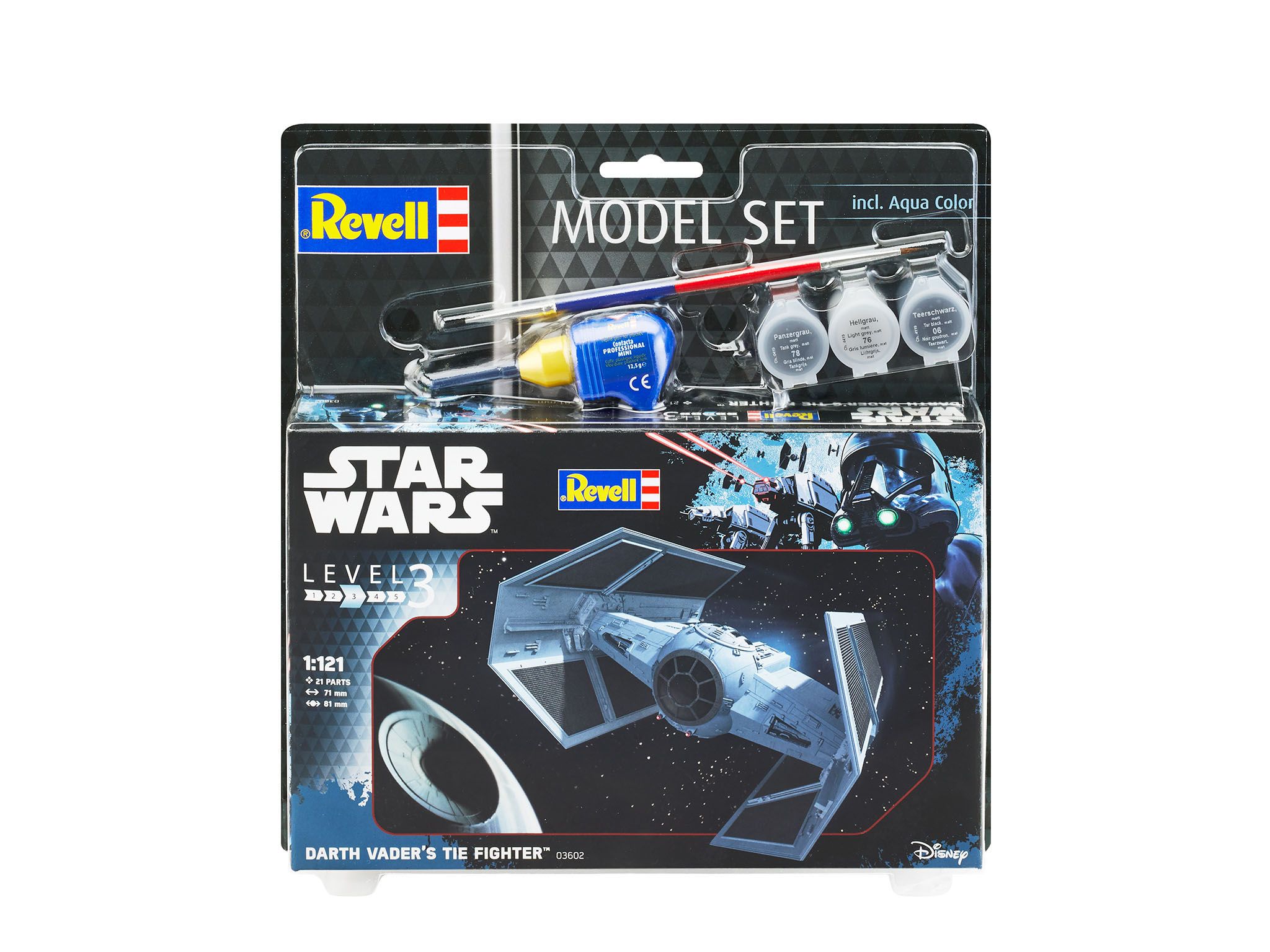 1:121 model set darth vader's tie fighter art. nr. 63602
