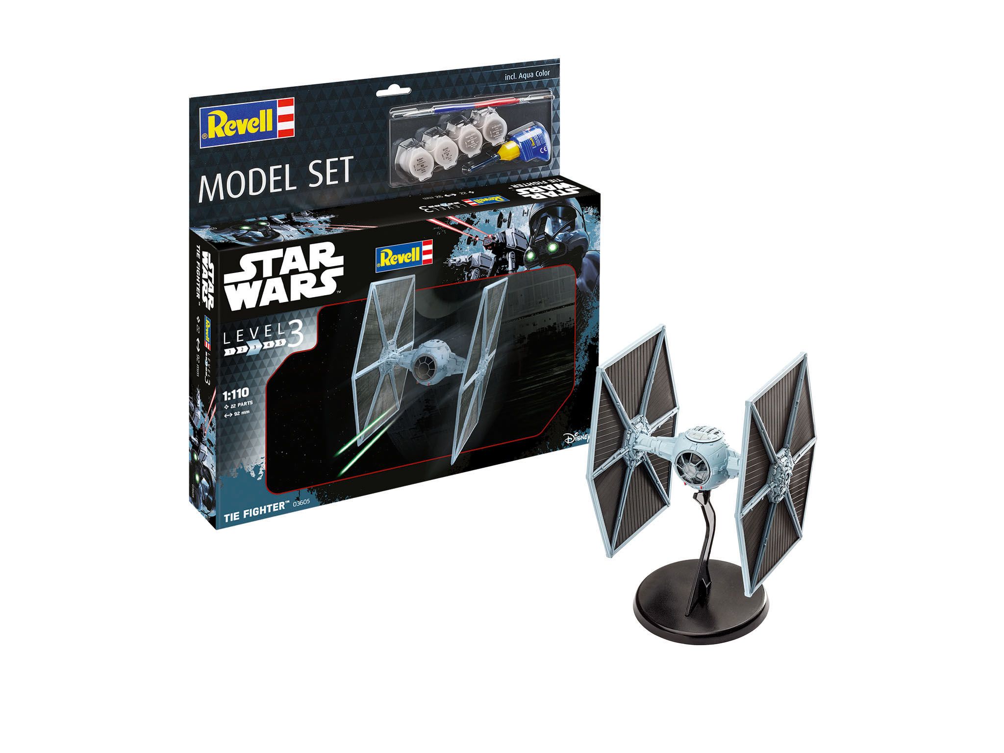 1:110 model set tie fighter art. nr. 63605