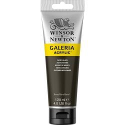acrílico winsor & newton galería 120ml 331 negro marfil art. nr. 2131331