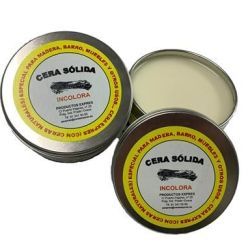 cera sólida para madera incolora art. nr. cersol1/8