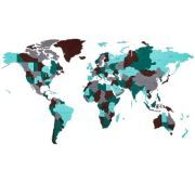 puzzle mapa del mundo esmeralda art. nr. 59500262