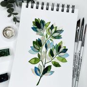 set pinceles kum® botanical watercolor art. nr. 5146716