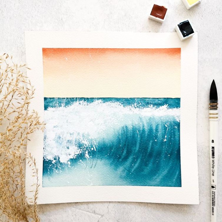 Set Pinceles KUM® Watercolor Loosegemalt Art.-Nr. 062335