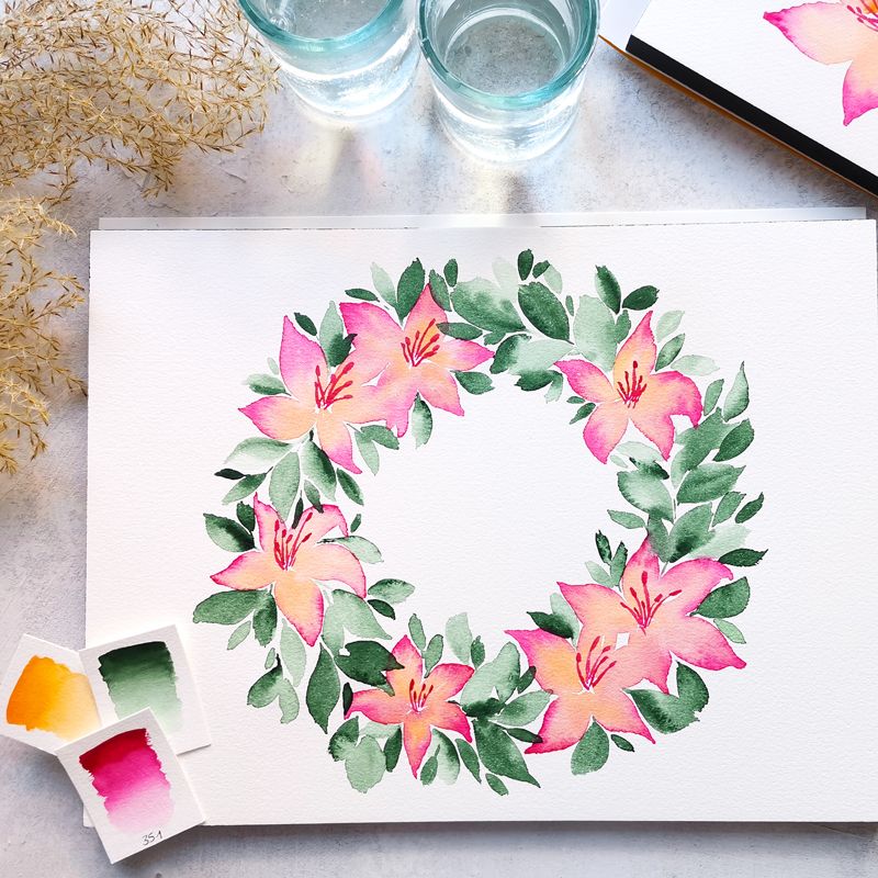 set pinceles kum® watercolor loosegemalt art. nr. 062335
