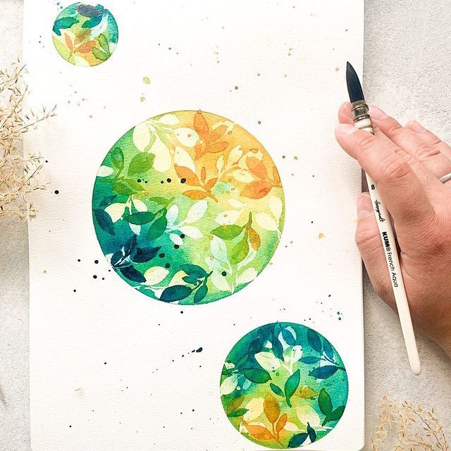 set pinceles kum® watercolor loosegemalt art. nr. 062335
