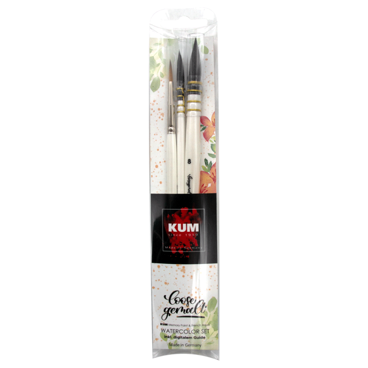 Set Pinceles KUM® Watercolor Loosegemalt Art.-Nr. 062335