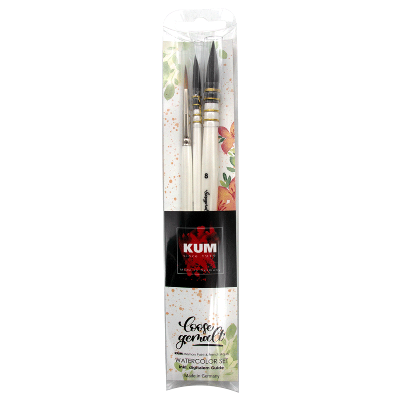 set pinceles kum® watercolor loosegemalt art. nr. 062335