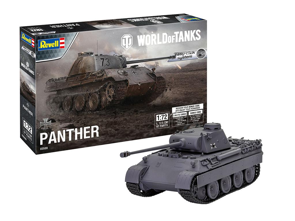 1:72 panther world of tanks art. nr. 03509