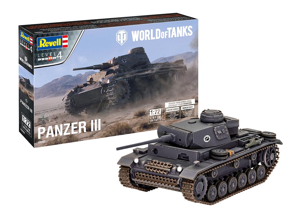 1:72 panzer iii world of tanks art. nr. 03501