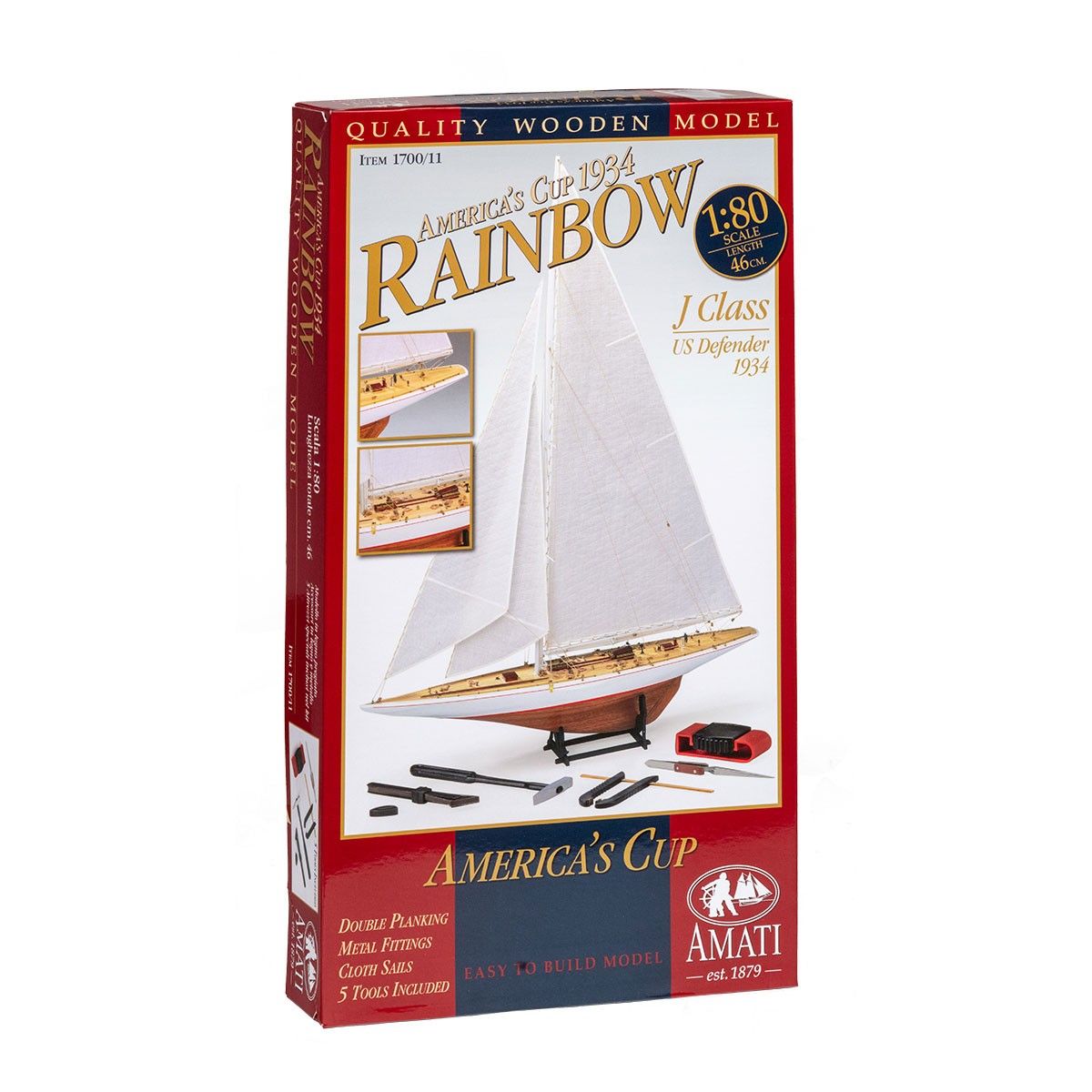 maqueta de madera barco rainbow art. nr. 1700/11