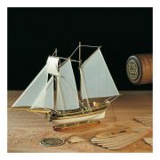 maqueta de madera barco en botella hannah art. nr. 1355