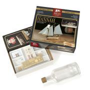 maqueta de madera barco en botella hannah art. nr. 1355