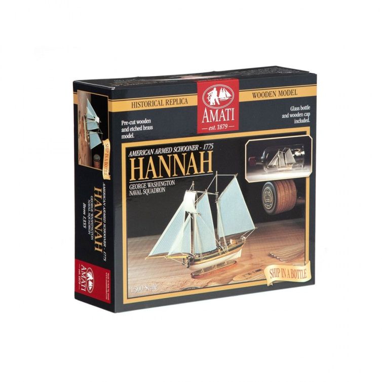 Maqueta de Madera – Barco en Botella – Hannah Art.-Nr. 1355