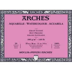 bloc acuarela arches® grano satinado 28x36 cm art. nr. a1711604