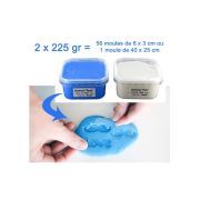 pasta de silicona cléopâtre para hacer moldes 2x225gr art. nr. lcc22 450