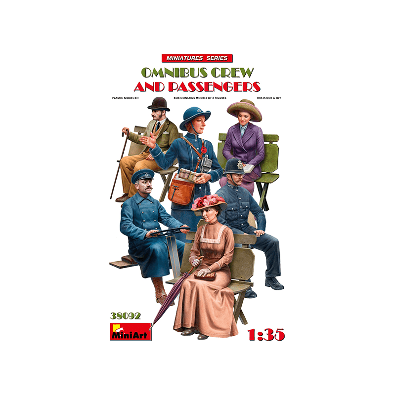 1:35 tripulación y pasajeros del ómnibus art. nr. 38092