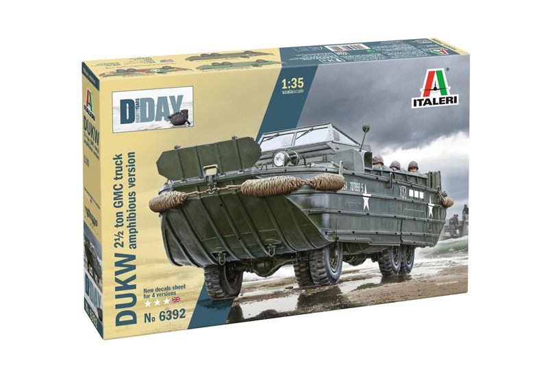 1:35 dukw 2½ ton gmc vehículo anfibio d day 80th anniversary art. nr. 6392