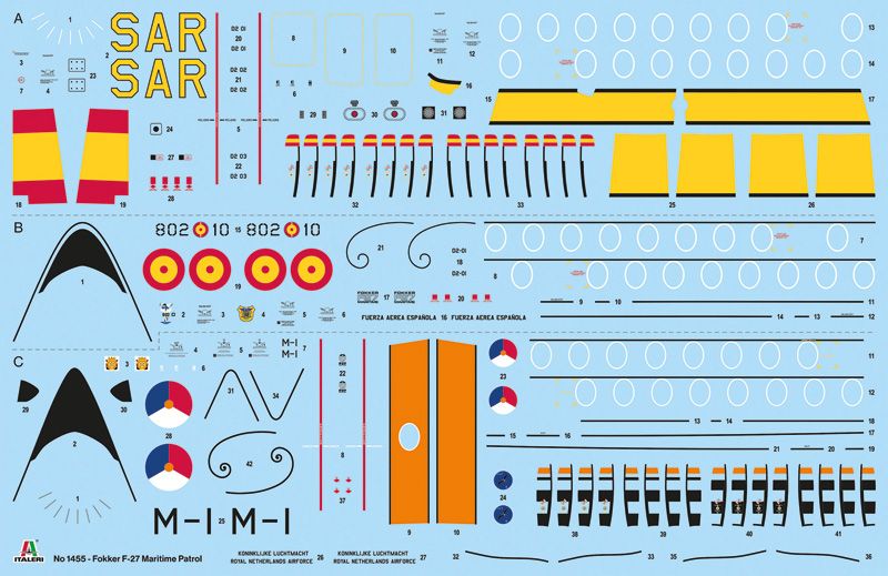 1:72 fokker f 27 maritime patrol art. nr. 1455