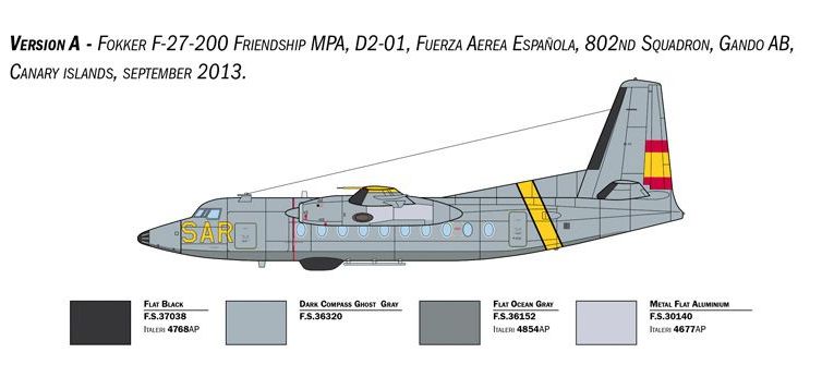 1:72 Fokker F-27 Maritime Patrol Art.-Nr. 1455
