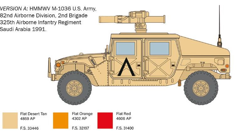 1:35 HMMWV M1036 TOW Carrier Art.-Nr. 6598