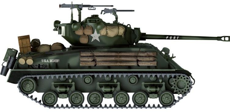 1:35 M4A3E8 Sherman «Fury» Art.-Nr. 6529