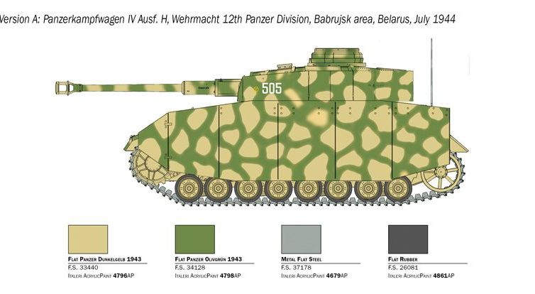 1:35 Panzer Kpfw. IV Ausf. H Art.-Nr. 6578