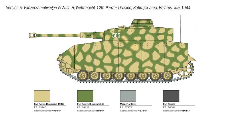 1:35 panzer kpfw. iv ausf. h art. nr. 6578