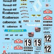 1:24 renault r5 alpine rally art. nr. 3652