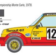 1:24 renault r5 alpine rally art. nr. 3652