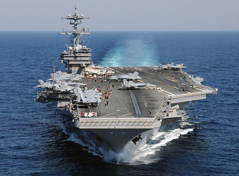 1:720 u.s.s. george h.w. bush cvn 77 art. nr. 5534