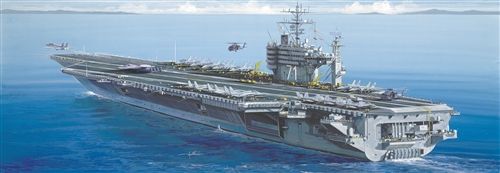 1:720 u.s.s. theodore roosevelt cvn 71 art. nr. 5531