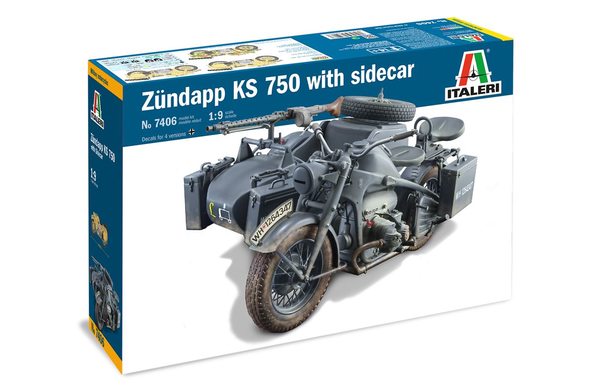1:9 zündapp ks 750 con sidecar art. nr. 7406