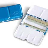 caja de metal vacía para 12 ½ godets art. nr. 0206050301