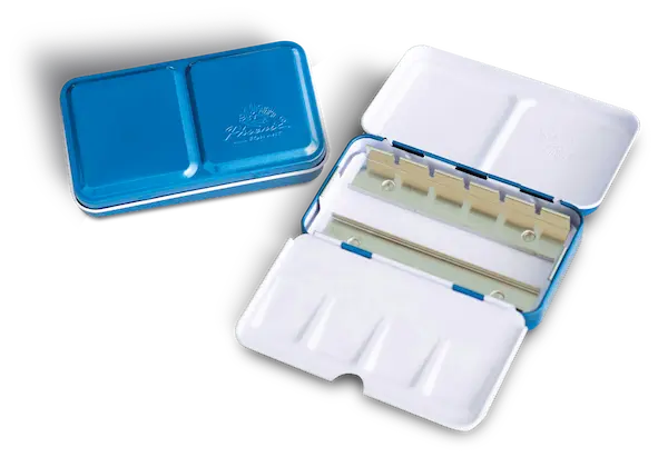 Caja de metal vacía para 12 ½ godets Art.-Nr. 0206050301