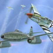 1:72 combat set messerschmitt me262 & p 51b mustang art. nr. 03711