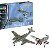 1:72 combat set messerschmitt me262 & p 51b mustang art. nr. 03711